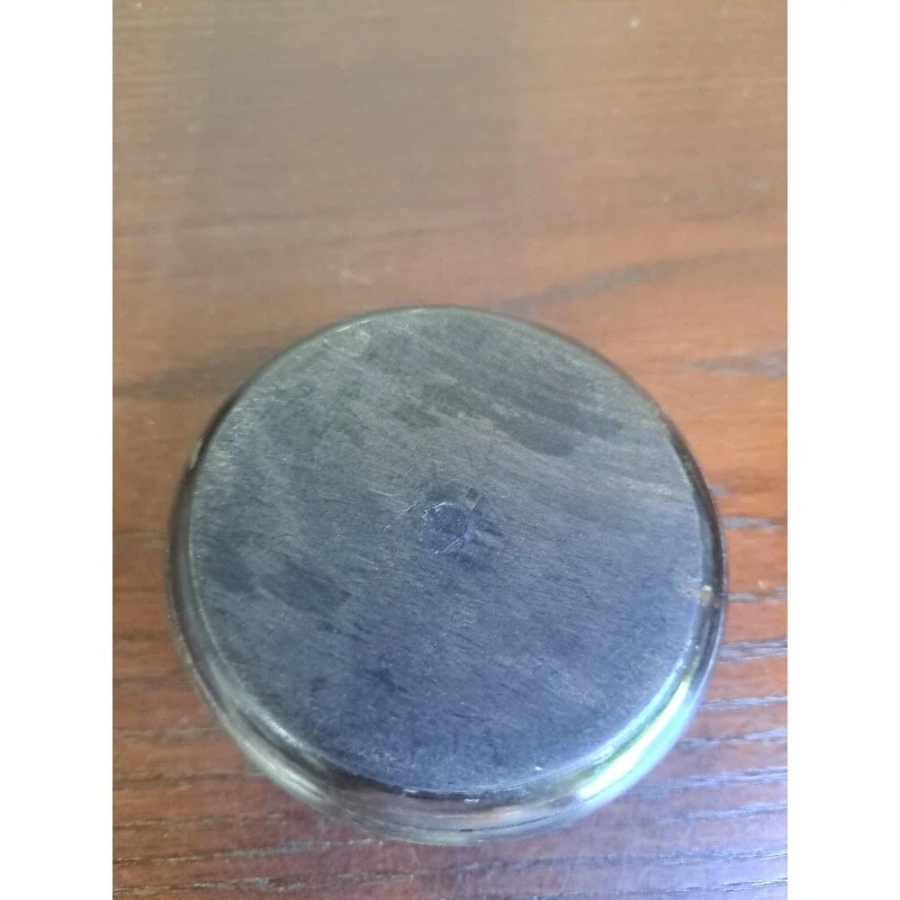 Antique Anglo Indian Ebony Wood Ashtray With Porcupine Quills And Dot Inlay